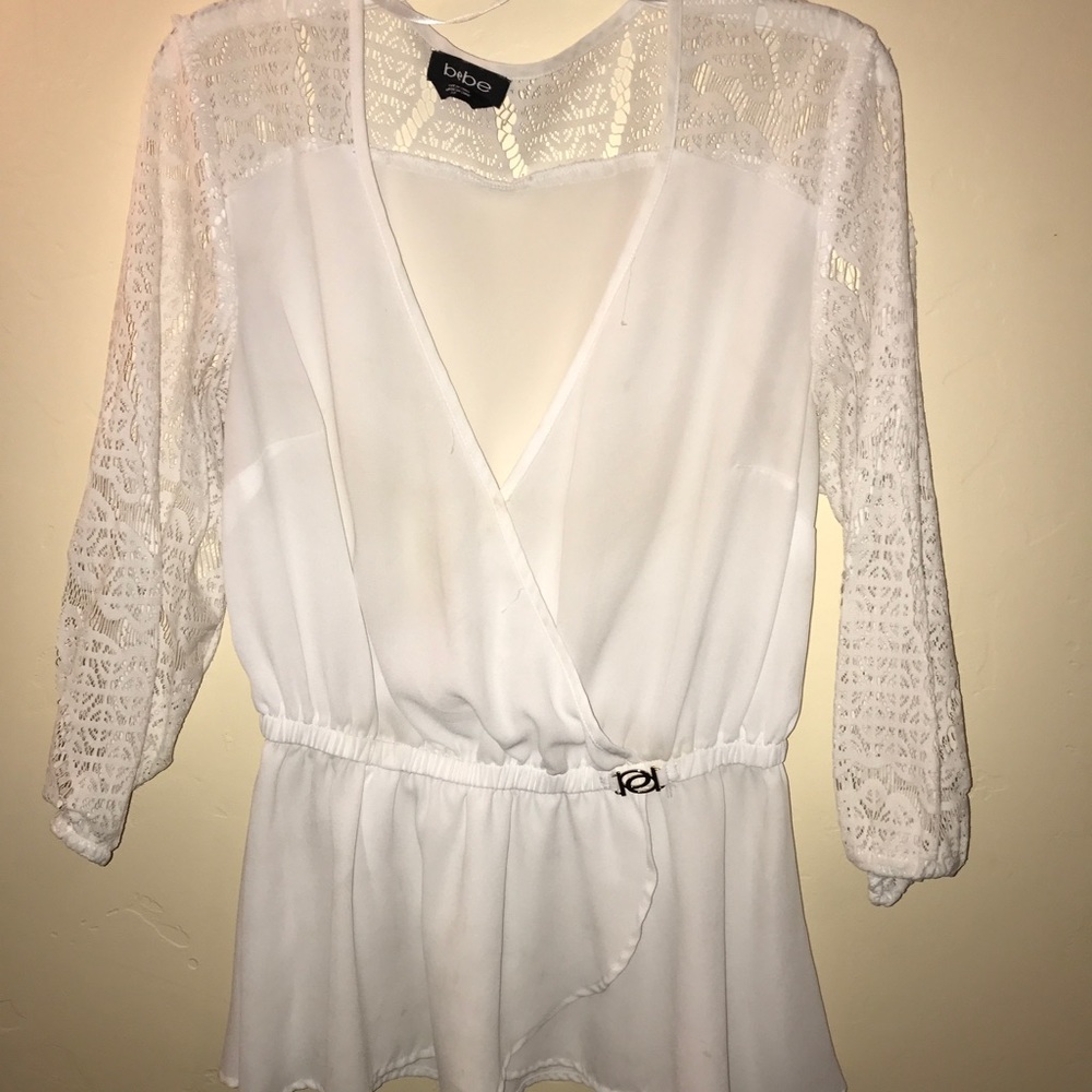 Bebe lace top❤️